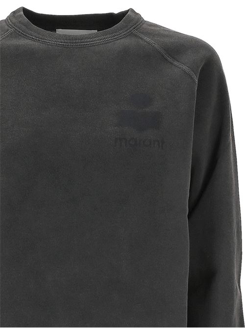 Dark grey crew neck sweatshirt MARANT ETOILE | SW0004FAC1M04E02DG